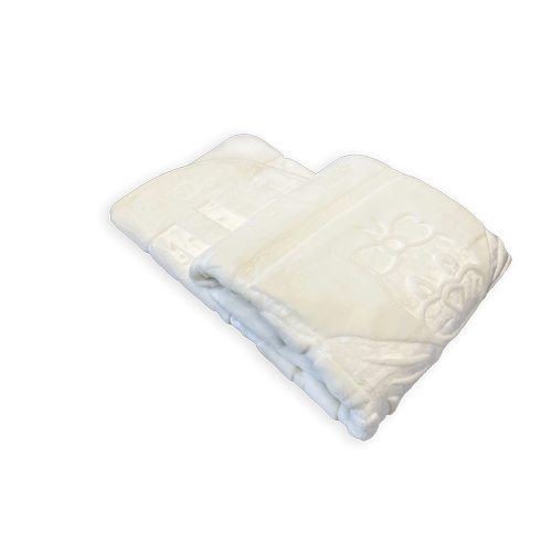 MiniGold Yenidoan Pelu Battaniye - Ku Beyaz