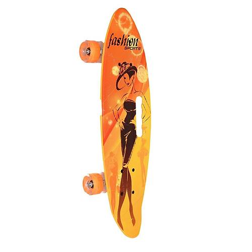 885 Desenli Orta Boy I��kl� Kaykay 60 cm