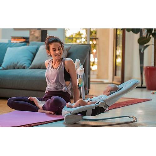 Chicco Balloon Bouncer Ev Tipi Titre�imli Ana Kuca�� - Mavi