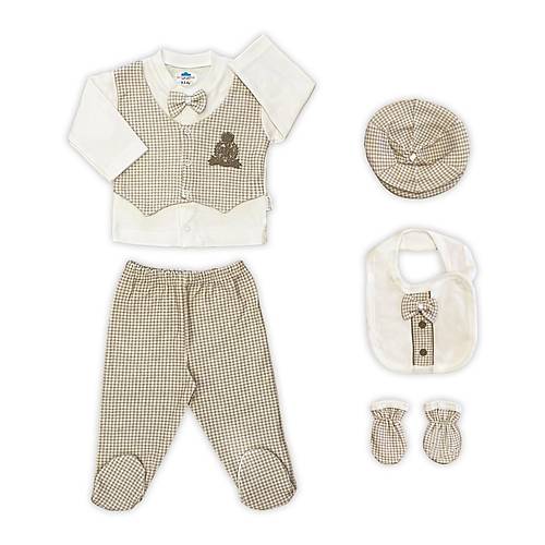 Sema Baby Papyonlu Lks 5 Para Hastane k Zbn Seti  Ekru