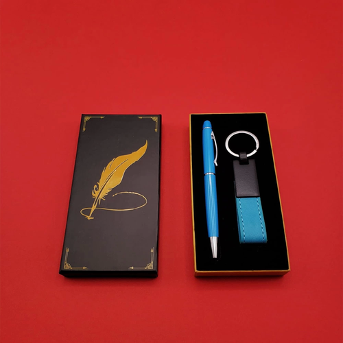 Metal Deri Anahtarl�k Ve Kalem