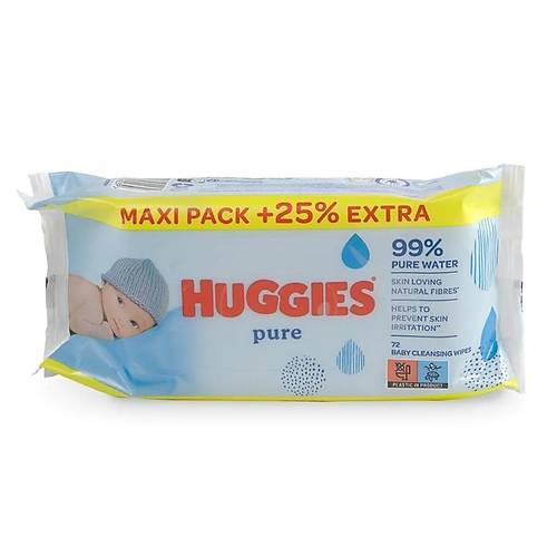 Huggies Pure Yenido�an Hassas Islak Havlu 72 Yaprak 10'lu Maxi Paket (720 Yaprak)
