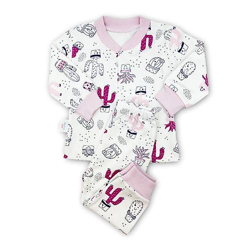 Sema Baby Sleeper Cactus Bebek Pijama Takm 6-9 Ay - Pembe