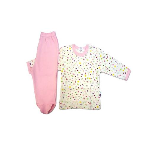 Sema Baby Bebek Pijama Tak�m� 0-3 Ay - Pembe