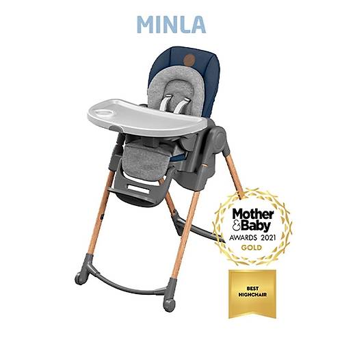 Maxi-Cosi Minla Ah�ap Mama Sandalyesi / Essential Blue
