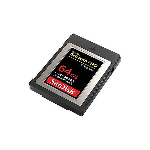 SanDisk Extreme PRO CFexpress Card Type B, 64GB, 1500MB/s Read, 800MB/s Write