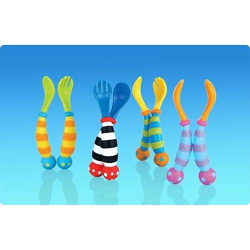 NUBY Kolay Kavrama �atal Ve Ka��k Seti Wackyware