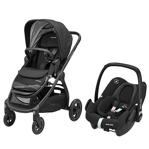 Maxi-Cosi Adorra-Rock Travel Sistem Bebek Arabas / Frequency Black