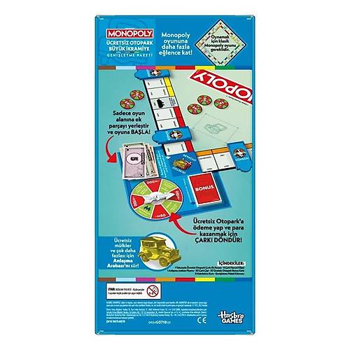 G0718 Monopoly �cretsiz Otopark �kramiyesi - Geni�letme Paketi