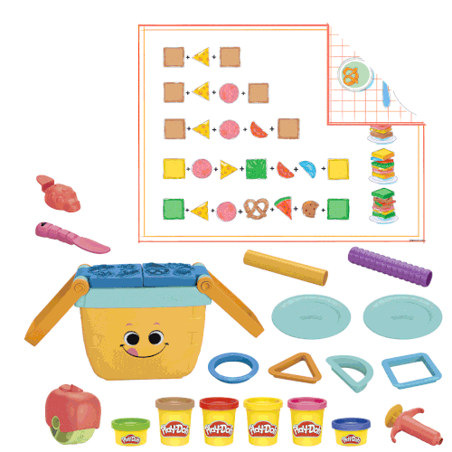 F6916 Play-Doh Piknik �ekilleri Ba�lang�� Seti +3 ya�
