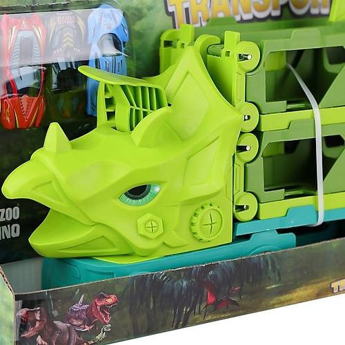 4529 Dino Transporter Yar�� Pisti + 4 Ara� -Sunman