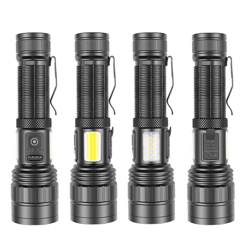 Ps-6153 10000 L�men Zoomlu M�knat�sl� Tg Cob Led Powerbank �zellikli Profesyonel El Feneri