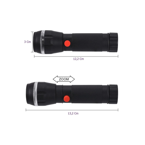 Ps-7083 Plastik Zoomlu Pilli El Feneri