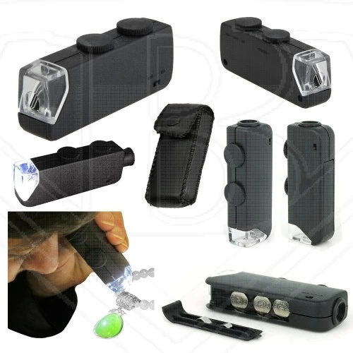 Mini 60x 100x Zoom Lens Odak Tak� Led Cep Mikroskop B�y�te�