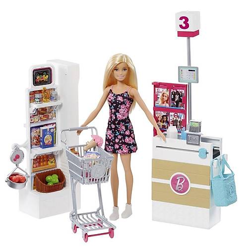 FRP01 Barbie S�permarkette Oyun Seti