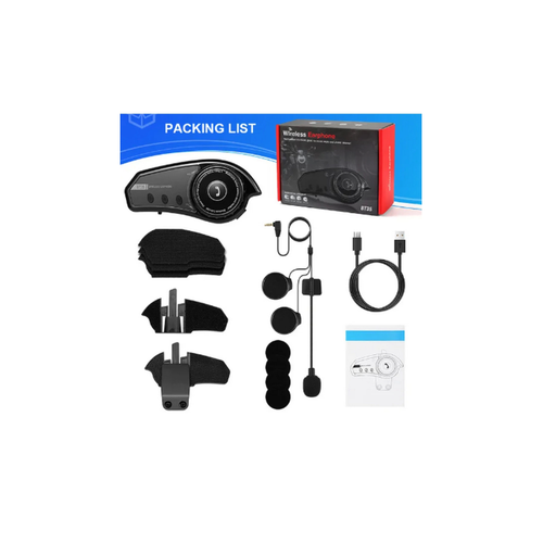 Bt35 Kask Kulakl�k Bluetooth 5.0 Motosiklet Interkom Su Ge�irmez Kablosuz Kulakl�k