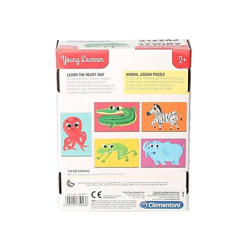75043TR Young Learner - Sevimli Hayvanlar Yapboz +3 ya�