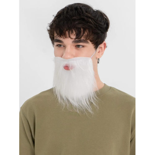 Beyaz K�r��ll� Arkadan Lastikli Beyaz Takma Sakal Yeti�kin �ocuk Uyumlu