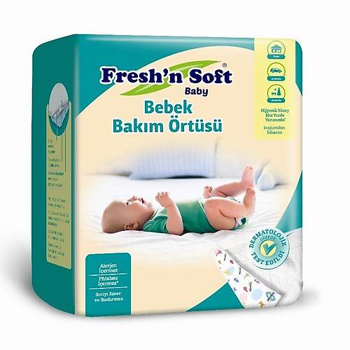 Fresh'n Soft Alt De�i�tirme Bebek Bak�m �rt�s� 10 lu