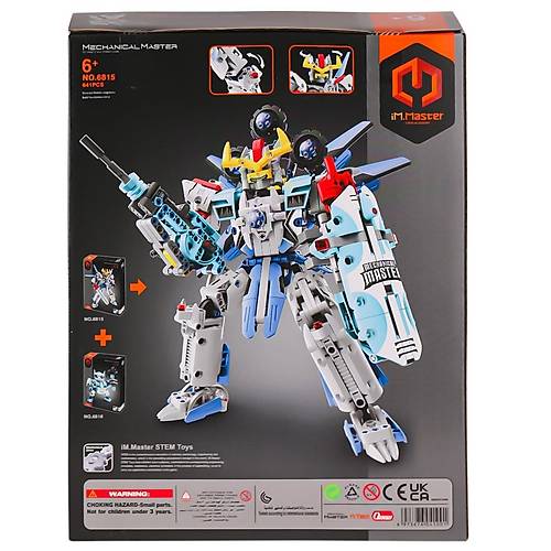 6815 IMM Mekanik Master Bloklar� Robot Asker 641 Par�a