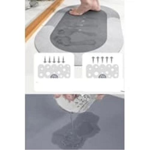 S�per Su Emici Kaymaz Tabanl� Banyo Paspas� ( 40*60 )cm