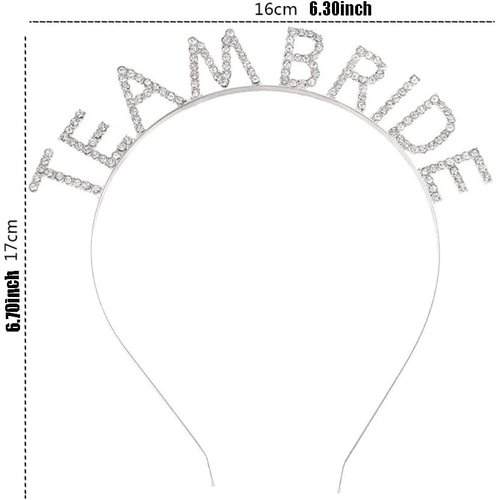 G�m�� Kaplama Kristal Ta�l� Team Bride Ta� 16x17 Cm