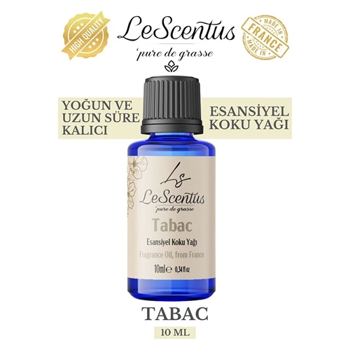 lescentus TABAC EsansiyelKokuYa��Buhurdanl�k Dif�z�r Mum Sabun Hobi Esans�HavaNemlendirici OdaKokusu10ml