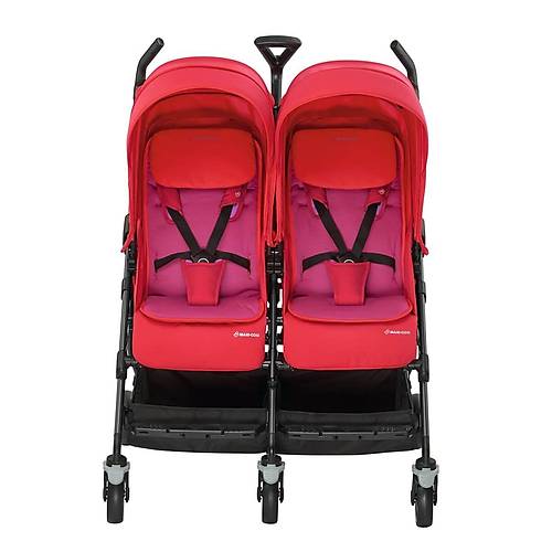 Maxi-Cosi Dana For2 kiz Bebek Arabas Red Orchid / 2 Adet Citi 2 Oto Koltuu Hediyeli