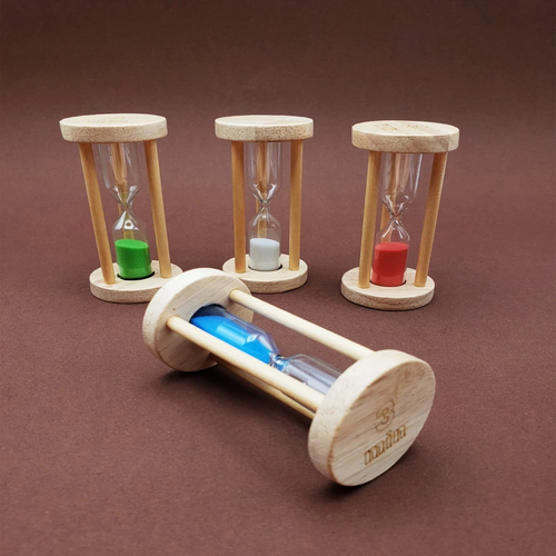 3 Dakikal�k Ah�ap Kum Saati