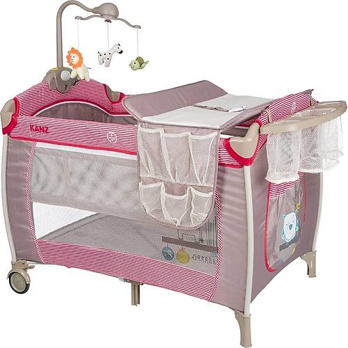 Kanz Hamburg 70x110cm D�nenceli Oyun Park� Seyahat Yata�� - K�rm�z�