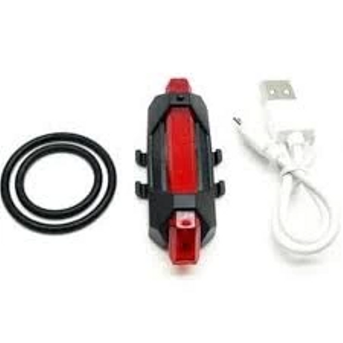 Fonksyonlu Bisiklet Arka Stop Uyar� �kaz I���� �arjl� 4 Modlu Lamba