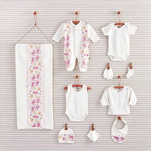 Bebbek 10'lu Hastane k - Romantic Flower Pembe