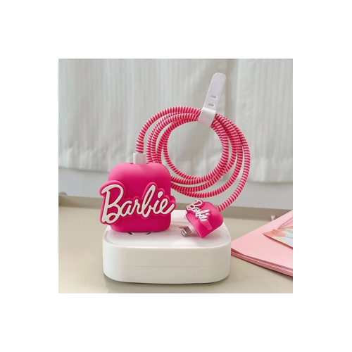 �phone 18w/20w Uyumlu Barbie �arj K�l�f�, �arj Kablosu �rme Aparat�, Toparlay�c�