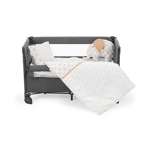 Sema Baby 6 Para Lks Park Yatak Bebek Uyku Seti - Ekru Fil