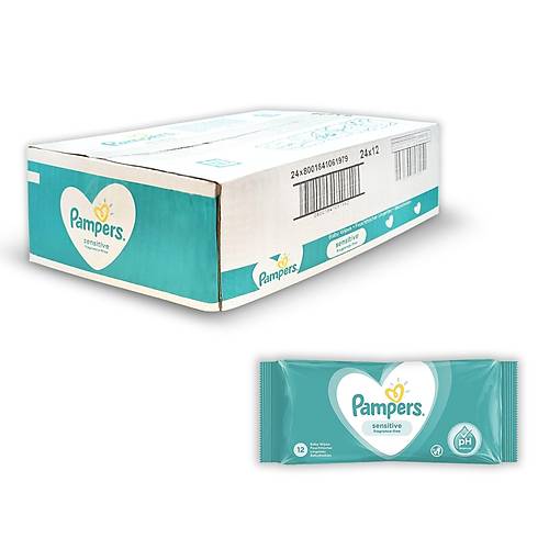 Prima Pampers Baby Sensitive Islak Havlu 24 l Frsat Paket (288 Yaprak)