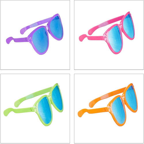 B�y�k Parti G�zl��� Rengarenk 12 Adet 27x9 Cm