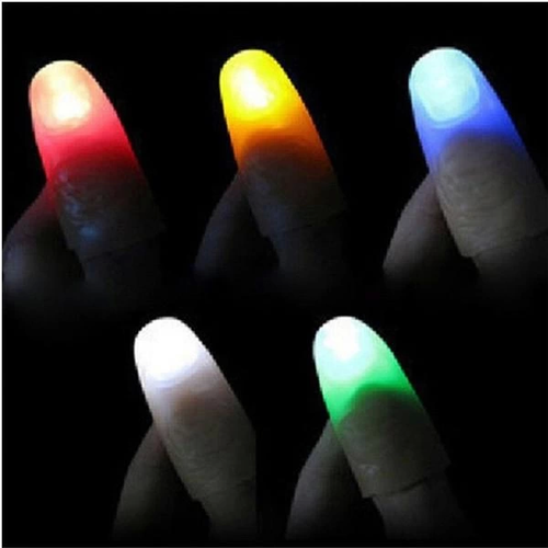 Led I��kl� Renkli Sihirli Parmak I��kl� Parmak �aka Parmak 1 Adet