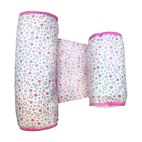 Sevi Bebe Yuvarlak Gvenli Yan Yat Yast - Pembe