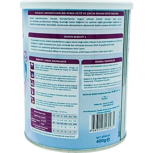 Bebevit 1 Bebek Devam S�t� 400 gr