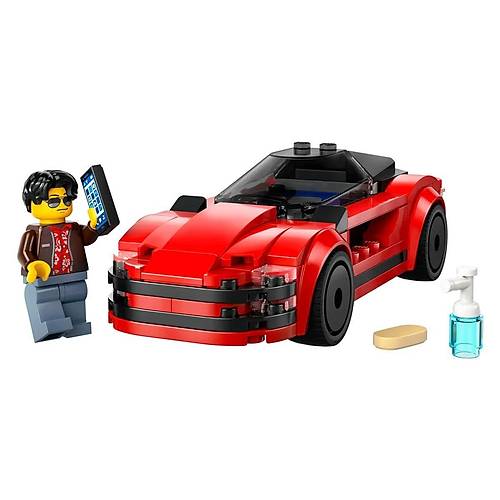 60448 Lego City K�rm�z� Spor Araba 109 par�a +5 ya�