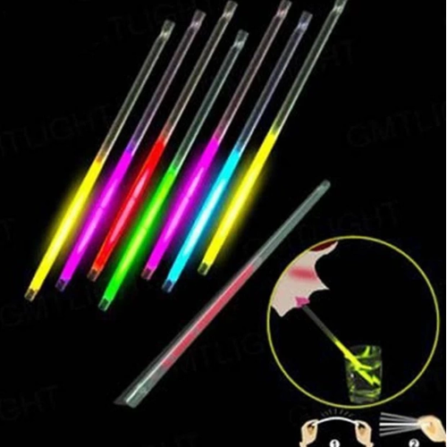 Karanl�kta Parlayan Glow  Fosforlu Pipet 3 Renk 3 Adet