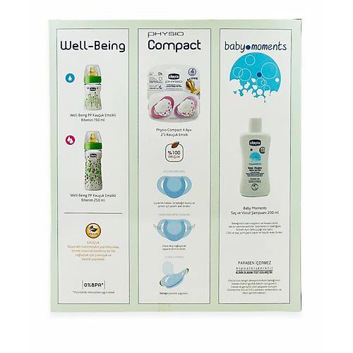 Chicco 4'l� F�rsat Paket(�ampuan Biberonx2 Emzik) - K�z