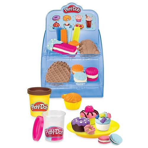 F5836 Play-Doh S�per Renkli Kafe Oyun Seti +3 ya�