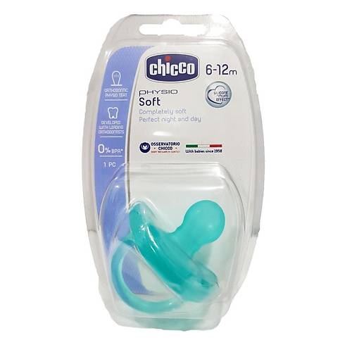 Chicco Phys�o Soft 6-12 Ay Emzik - Ye�il