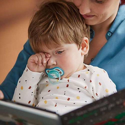 Philips Avent Ultra Air Karanlkta Parlayan 2li Desenli Gece Emzii +18 Ay - Erkek