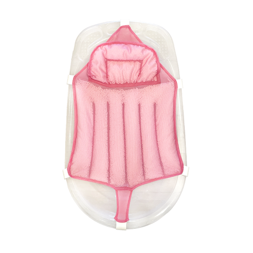 Sema Baby Kpkl Kafa Destekli Bebek Banyo Filesi - Pembe