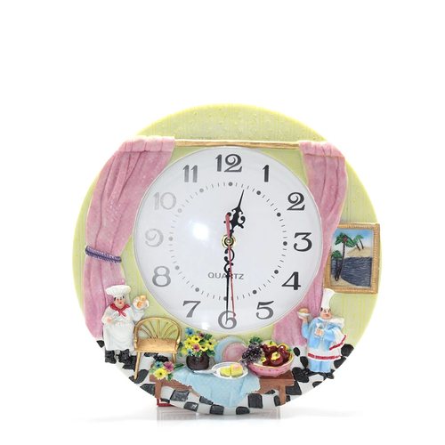 Duvara Asmal� A�c� Tasar�ml� Polyester Saat Alk1538