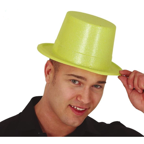 Floresan Sar� Renk Simli Uzun F�tr Melon �apka 12 Cm