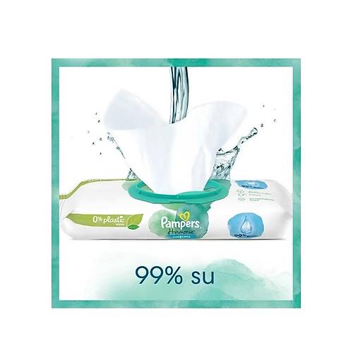 Prima Pampers Harmonie Aqua Yenido�an Islak Havlu 48x15 Adet (720 Yaprak)