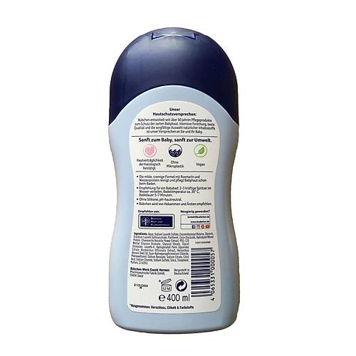 B�bchen Yenido�an Hassas Ciltler i�in G�z Yakmayan �ampuan & Du� Kremi 400 ml